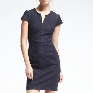 Banana Republic Denim Dress (sz 8, navy)